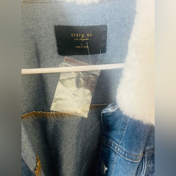 Story on Los Angeles denim Jacket Size L - Picture 5 of 5